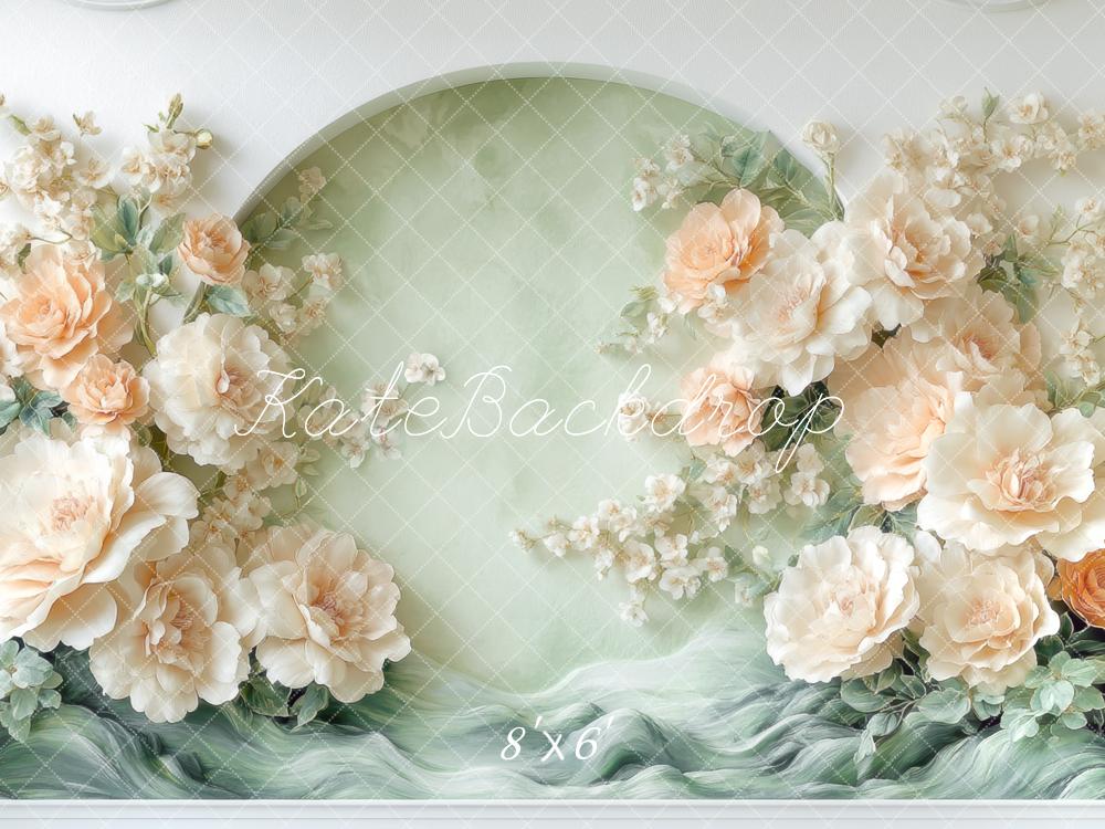 Kate Spring Floral Arch Green Wall Backdrop Designed by Mini MakeBelieve - Image 3