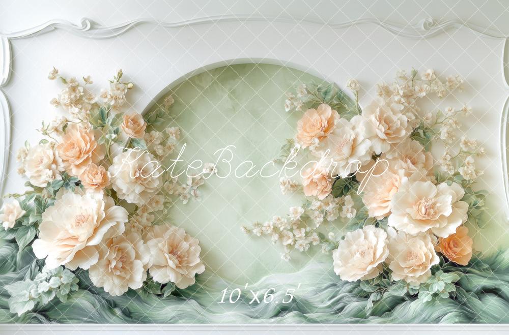 Kate Spring Floral Arch Green Wall Backdrop Designed by Mini MakeBelieve - Image 4