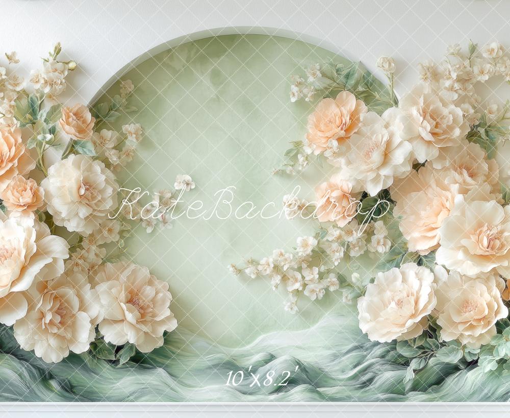 Kate Spring Floral Arch Green Wall Backdrop Designed by Mini MakeBelieve - Image 5