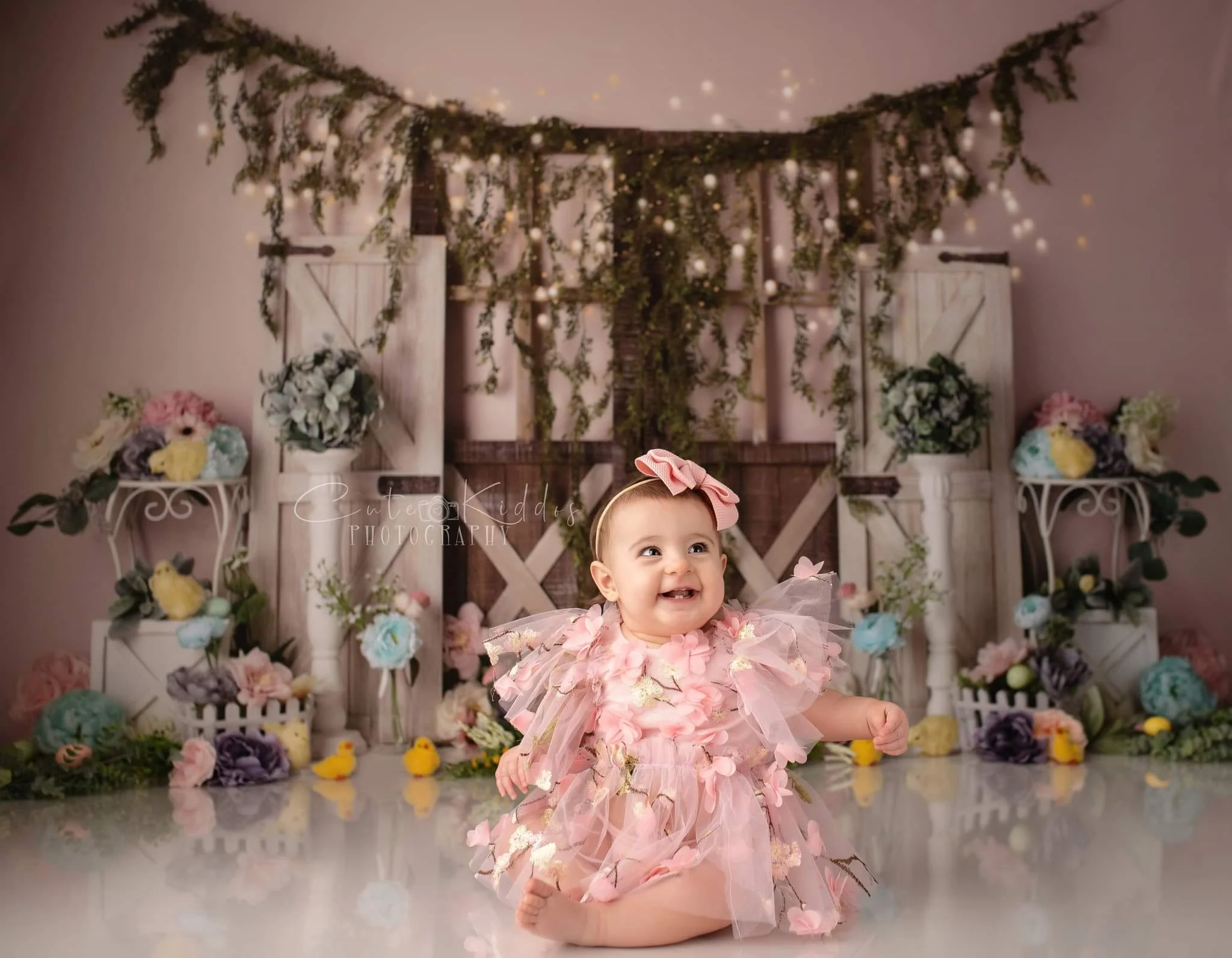 Kate Spring Floral Backdrop Designed by Mandy Ringe Photography - Image 4