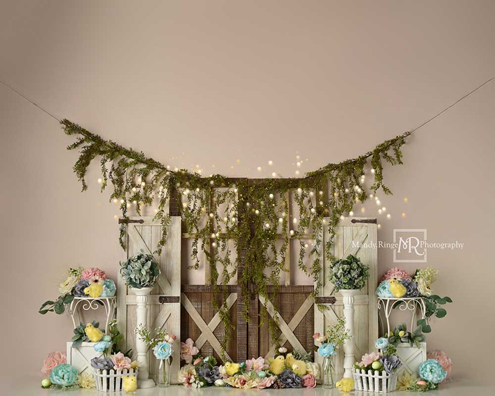 Kate Spring Floral Backdrop Designed by Mandy Ringe Photography - Image 5