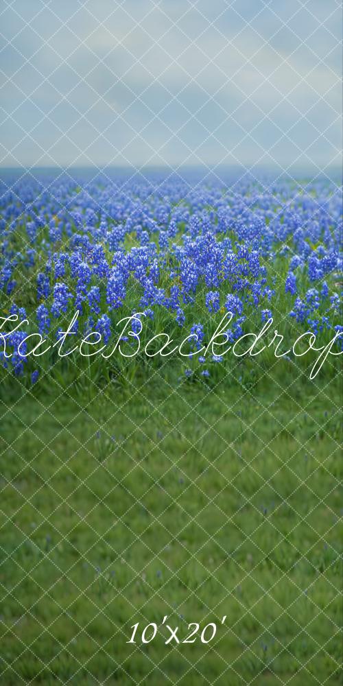 Kate Spring Floral Bluebonnet Meadow Backdrop Designed by Emetselch - Image 7