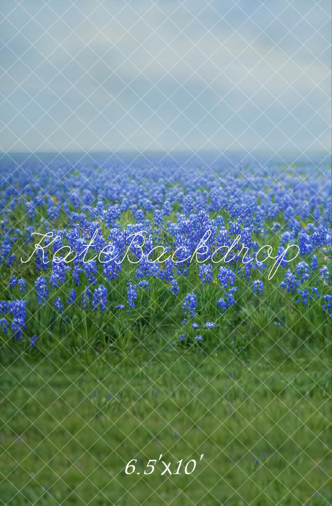 Kate Spring Floral Bluebonnet Meadow Backdrop Designed by Emetselch - Image 8