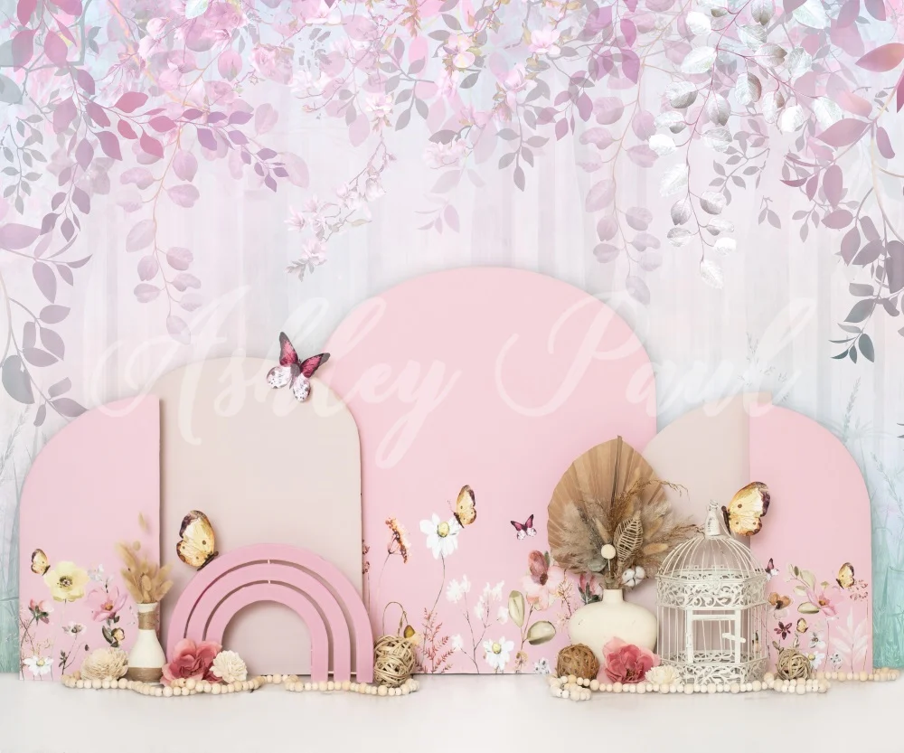Kate Spring Floral Boho Backdrop Designed by Ashley Paul - Image 3