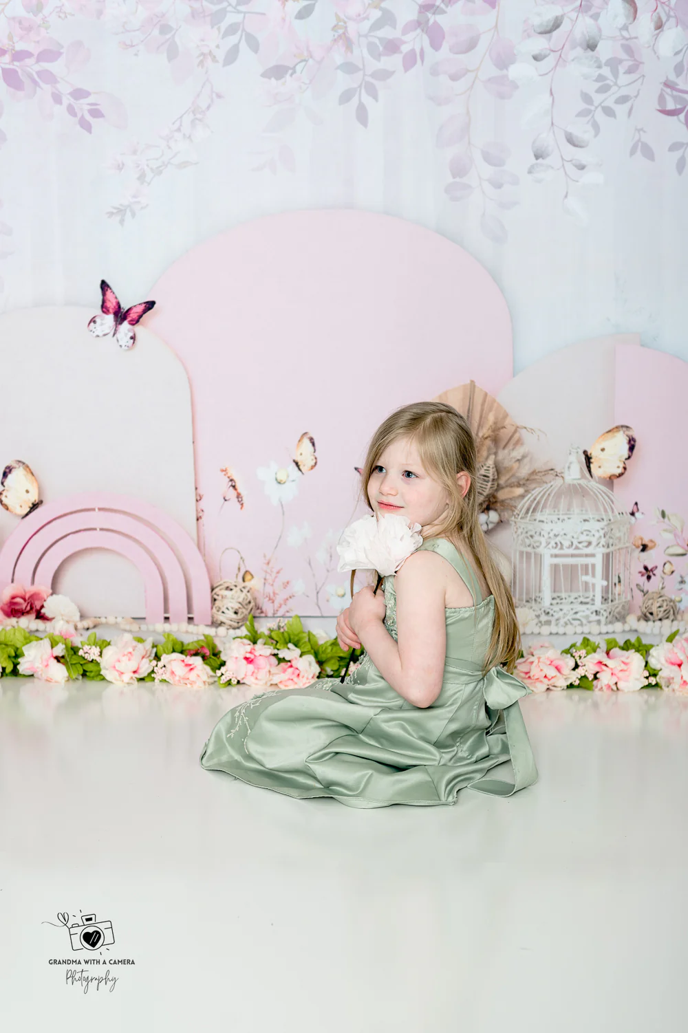 Kate Spring Floral Boho Backdrop Designed by Ashley Paul - Image 5