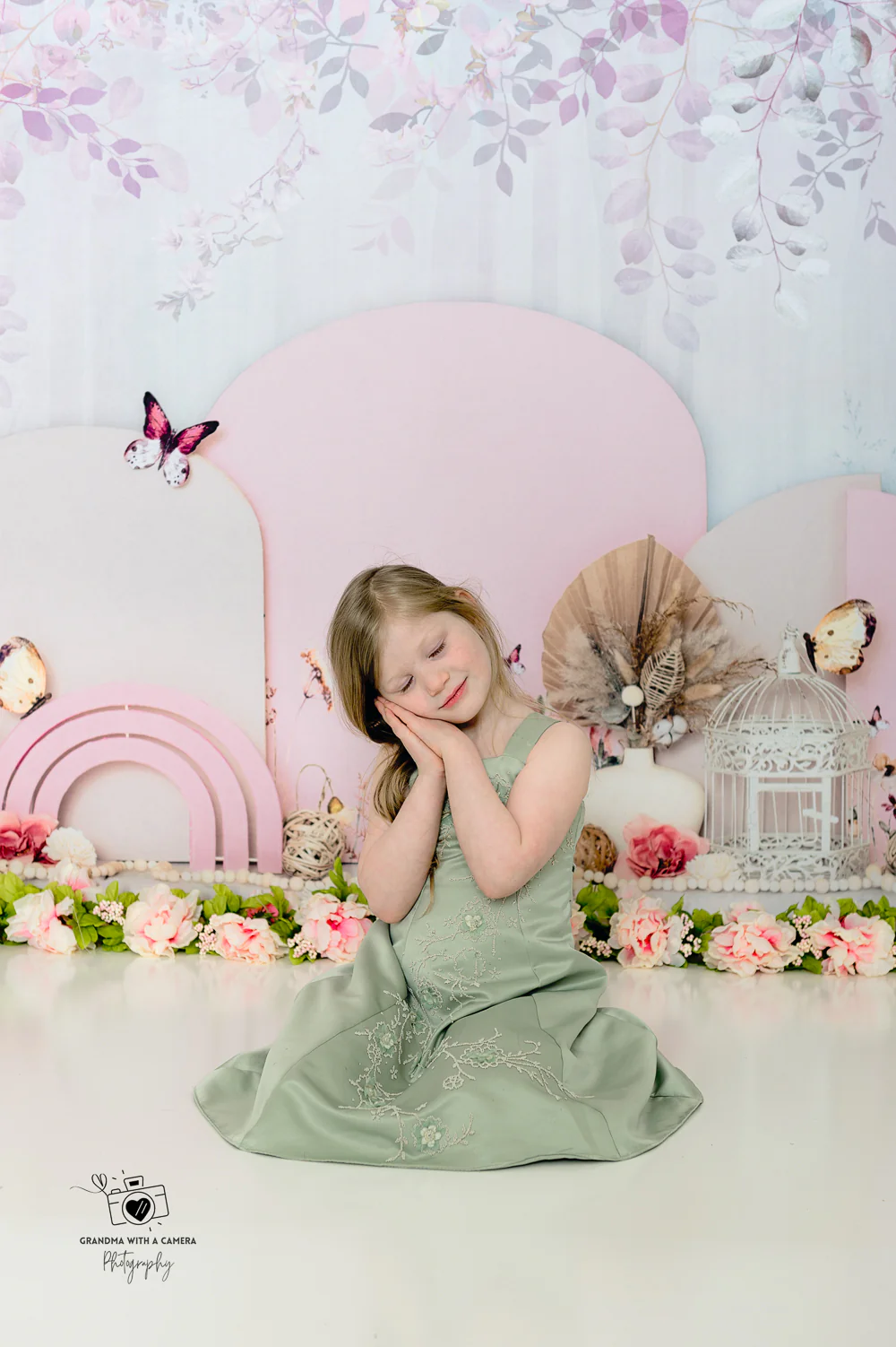 Kate Spring Floral Boho Backdrop Designed by Ashley Paul - Image 6