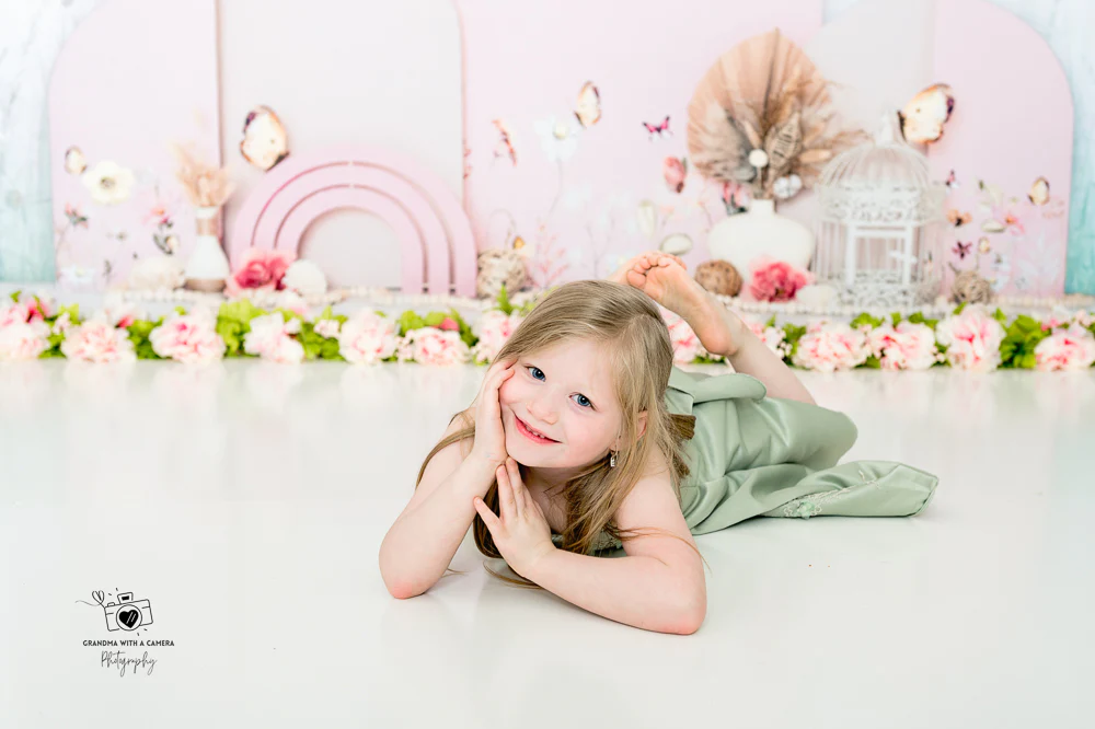 Kate Spring Floral Boho Backdrop Designed by Ashley Paul - Image 8