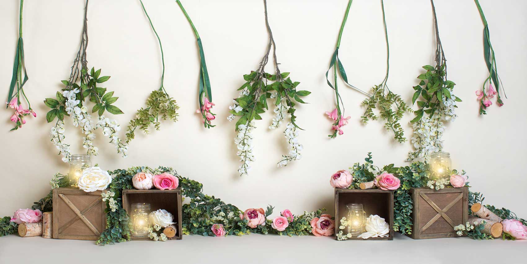 Kate Spring Flower Decoration Backdrop Designed by Megan Leigh Photography - Image 4