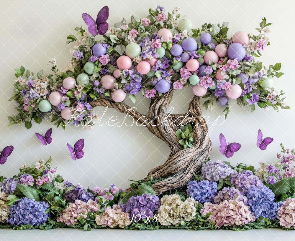 Kate Spring Floral Enchanted Tree Butterflies Backdrop Designed by Patty Robert - Image 5