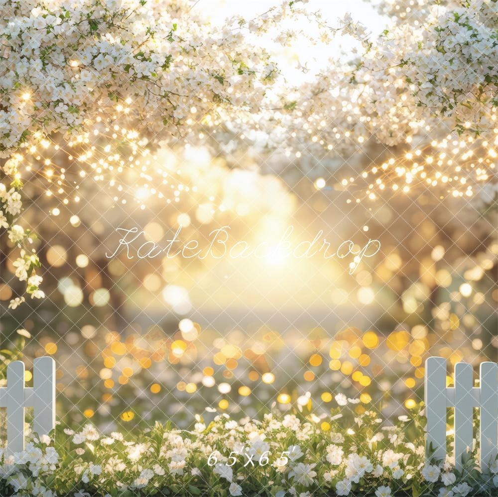 Kate Spring Floral Garden Sunlight Backdrop Designed by Mini MakeBelieve - Image 4