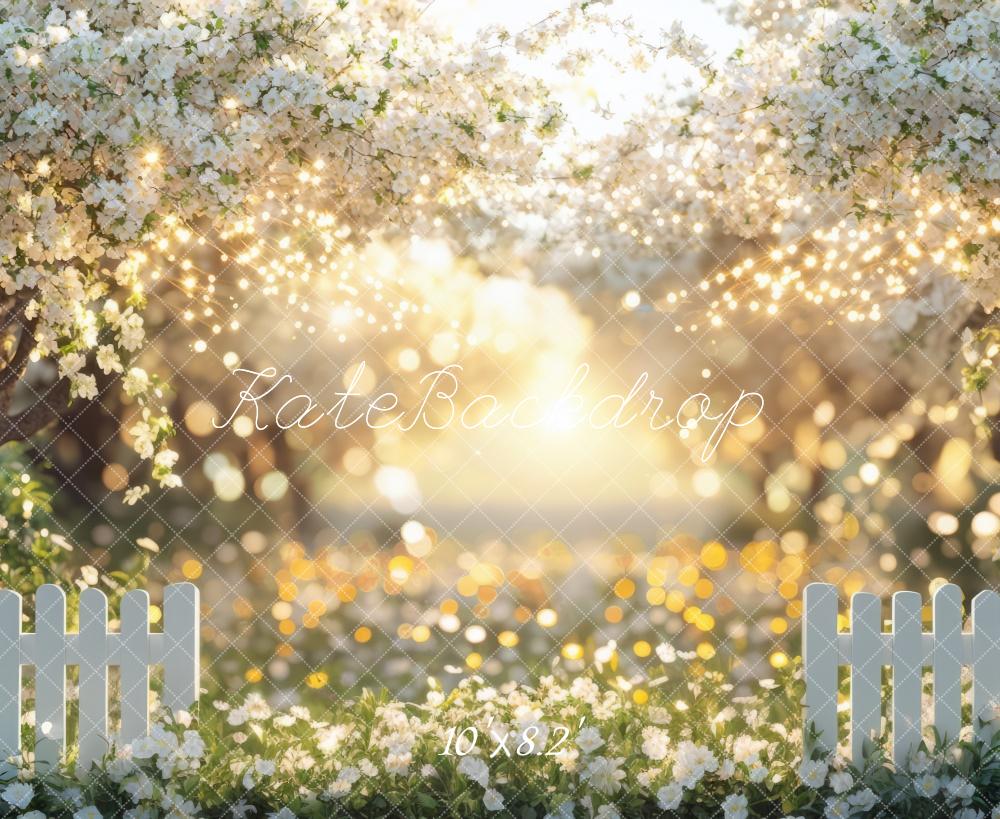 Kate Spring Floral Garden Sunlight Backdrop Designed by Mini MakeBelieve - Image 7