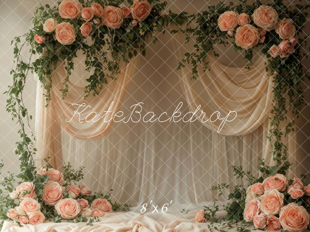 Kate Spring Flower Arch Drapes Wedding Backdrop Designed by Emetselch - Image 3