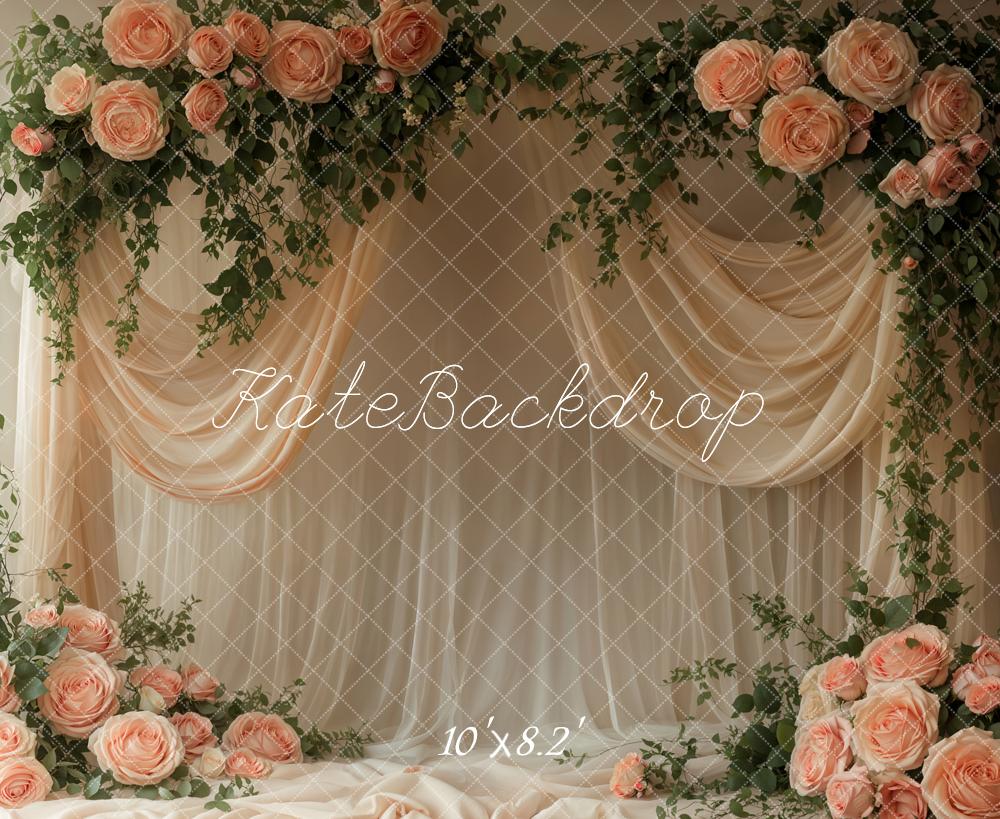 Kate Spring Flower Arch Drapes Wedding Backdrop Designed by Emetselch - Image 5