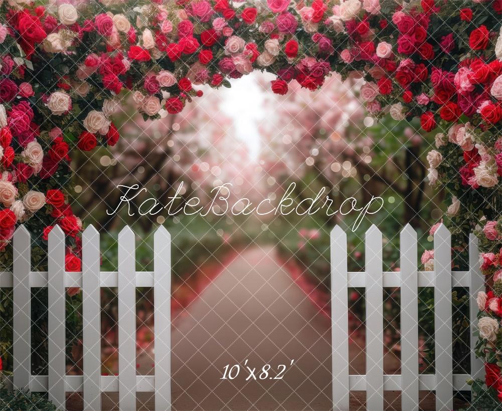 Kate Spring Flower Arch Garden Fence Backdrop Designed by Mini MakeBelieve - Image 5