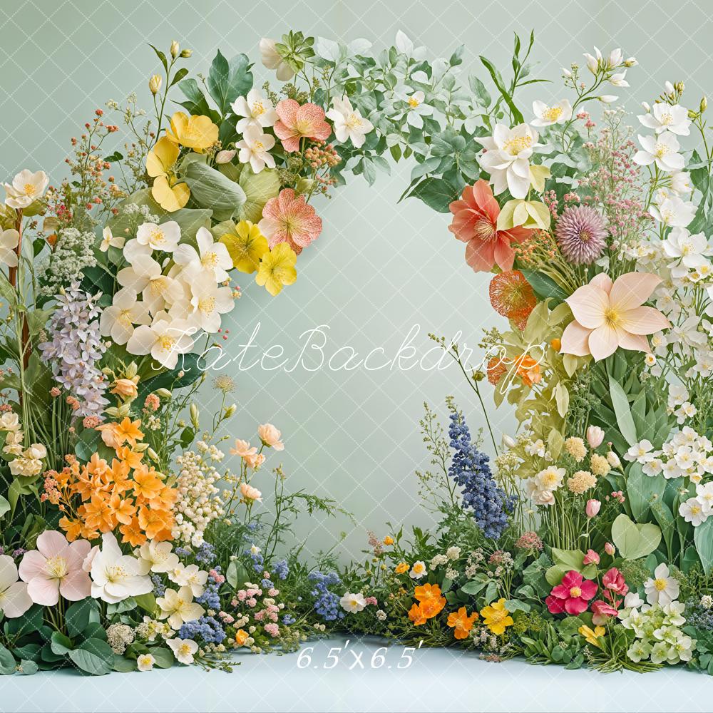 Kate Spring Flower Arch Greenery Backdrop Designed by Emetselch - Image 2
