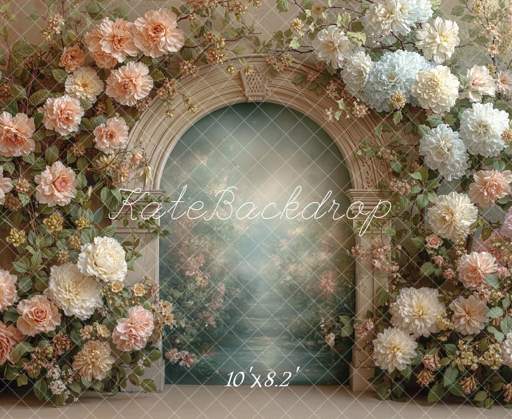 Kate Spring Flower Arch Pastel Backdrop Designed by Emetselch - Image 6