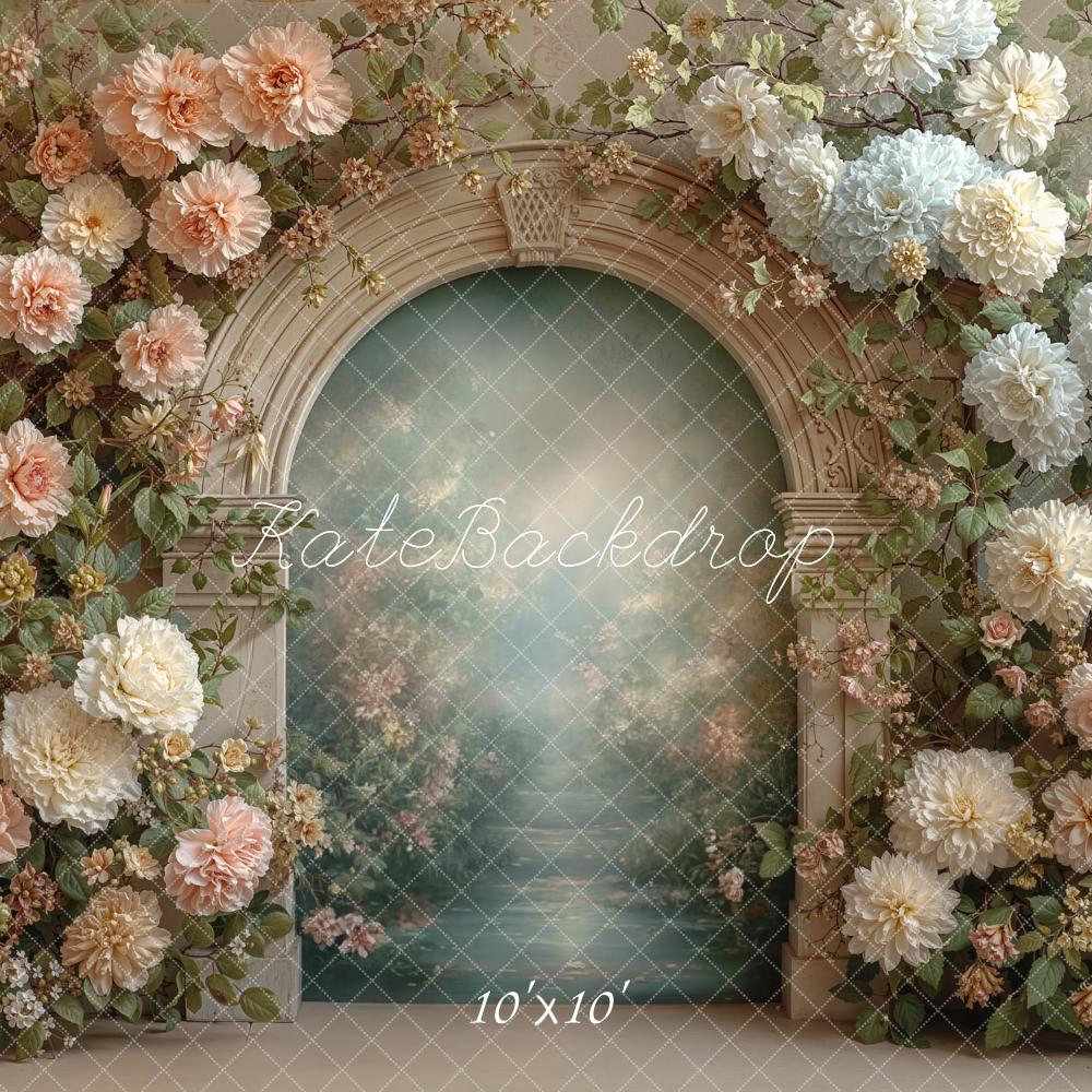 Kate Spring Flower Arch Pastel Backdrop Designed by Emetselch - Image 7