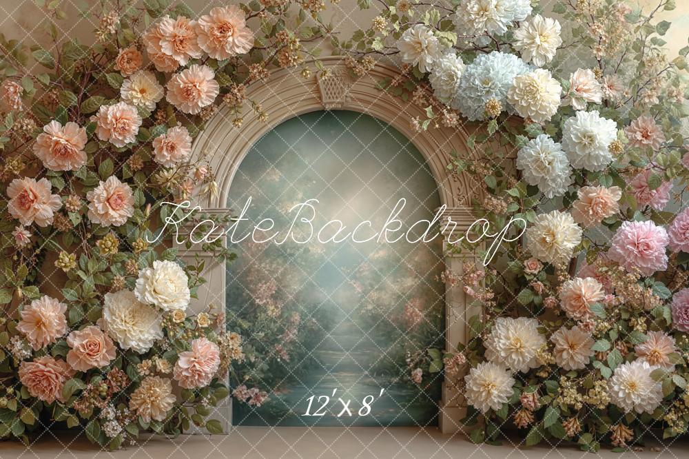 Kate Spring Flower Arch Pastel Backdrop Designed by Emetselch - Image 8