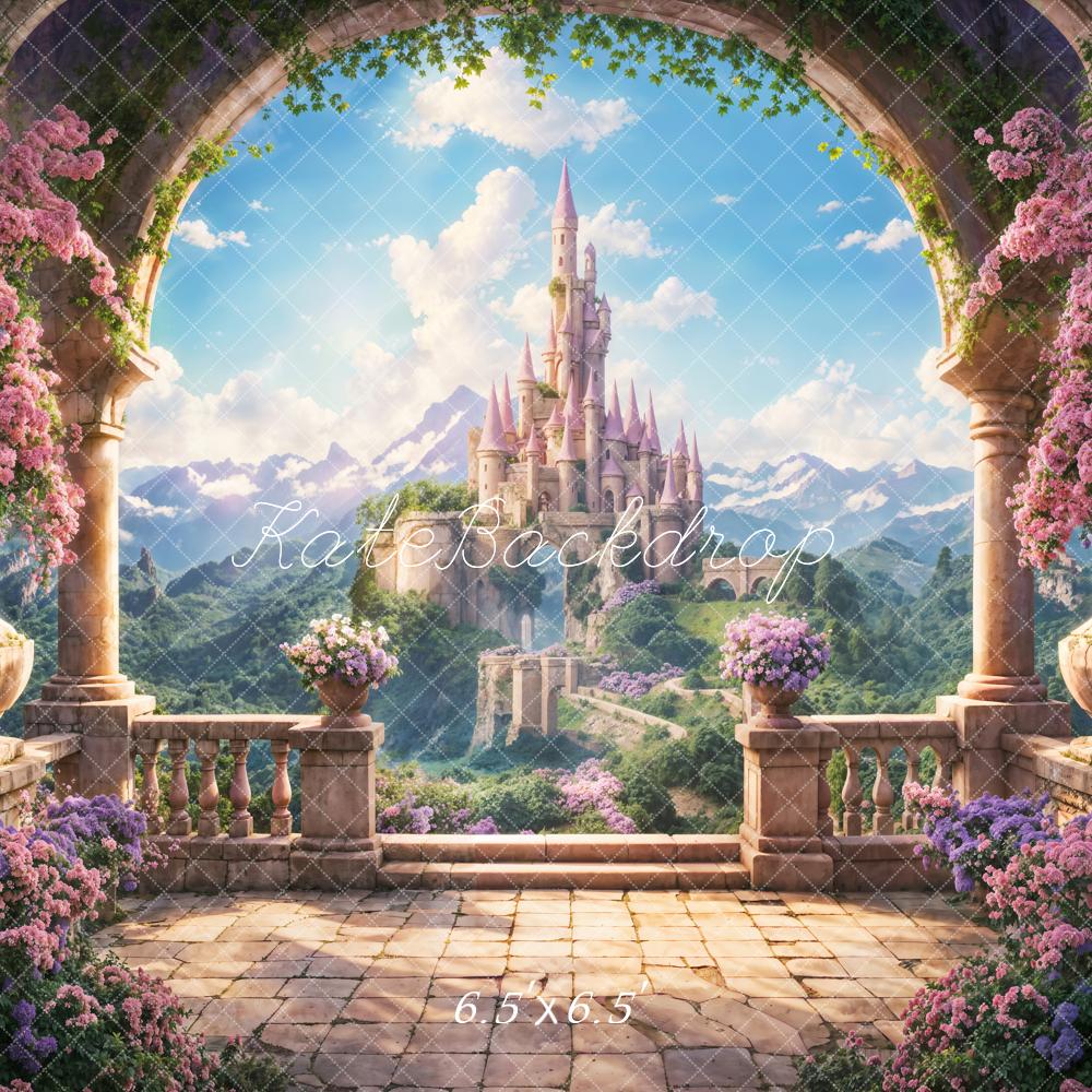 Kate Spring Flower Arch Windowsill Castle Backdrop Designed by Chain Photography - Image 2