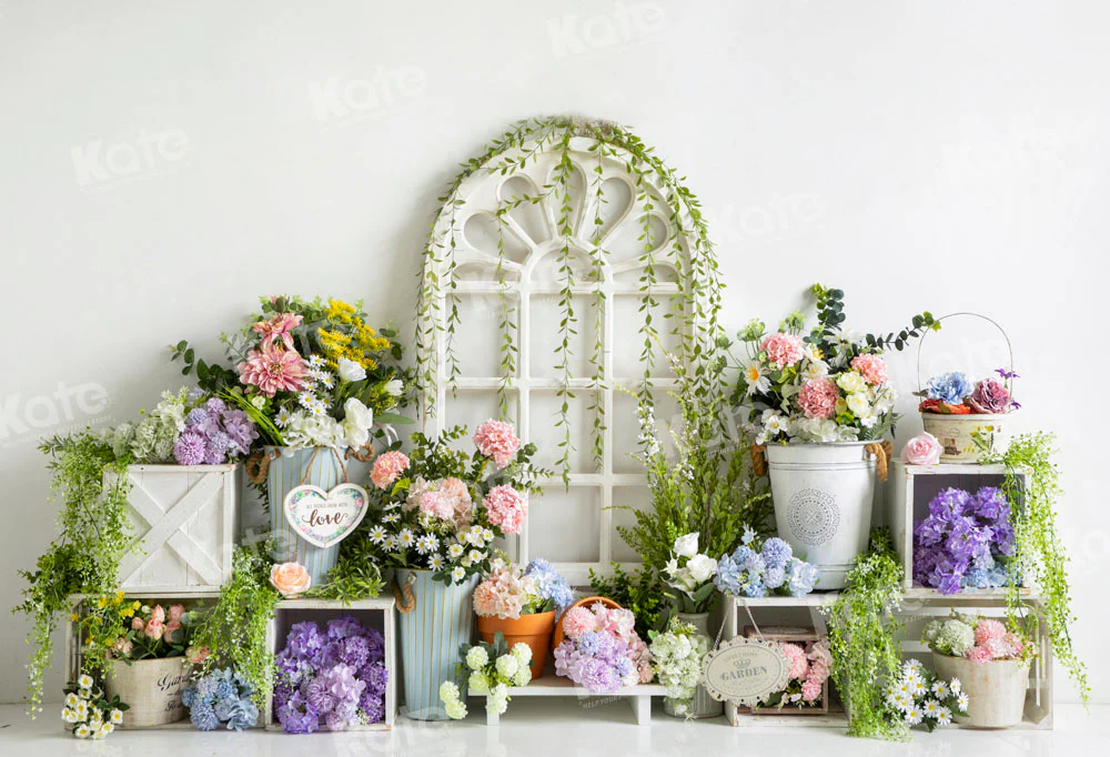 Kate Spring Flower Garden Backdrop Designed by Emetselch - Image 2