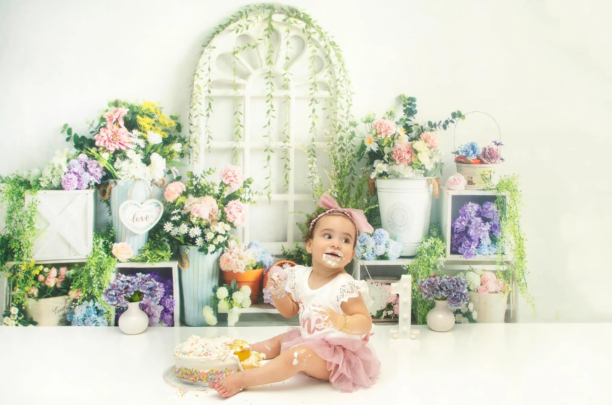 Kate Spring Flower Garden Backdrop Designed by Emetselch - Image 3