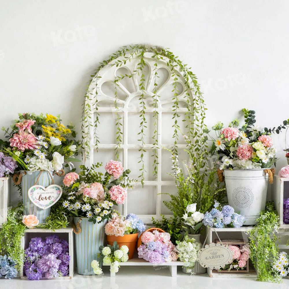 Kate Spring Flower Garden Backdrop Designed by Emetselch - Image 4
