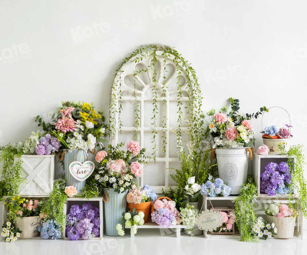Kate Spring Flower Garden Backdrop Designed by Emetselch - Image 5