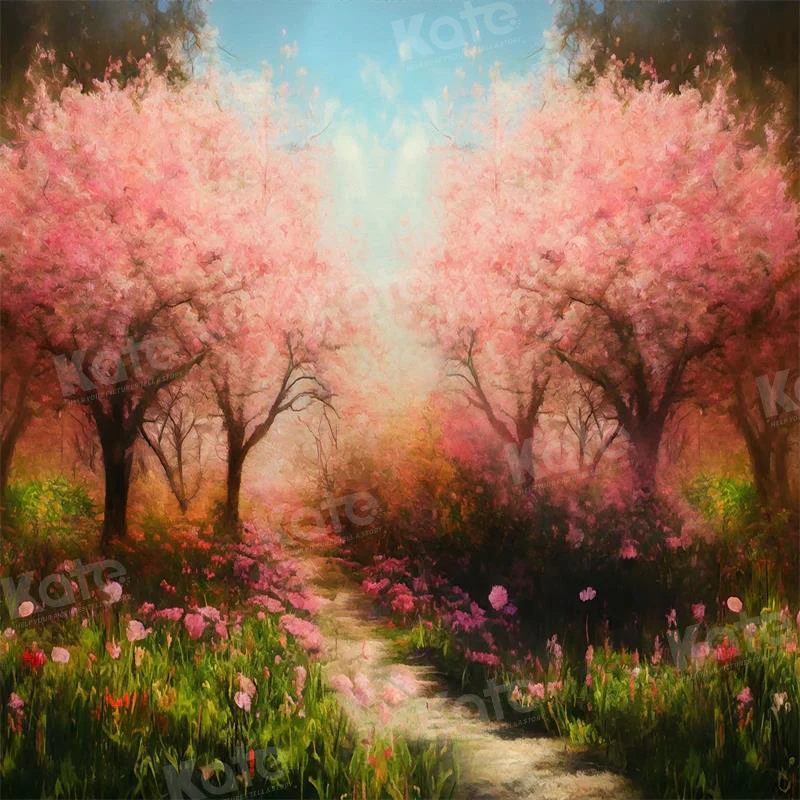 Kate Spring Flower Garden Backdrop for Photography - Image 2