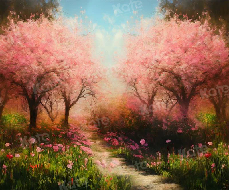 Kate Spring Flower Garden Backdrop for Photography - Image 3
