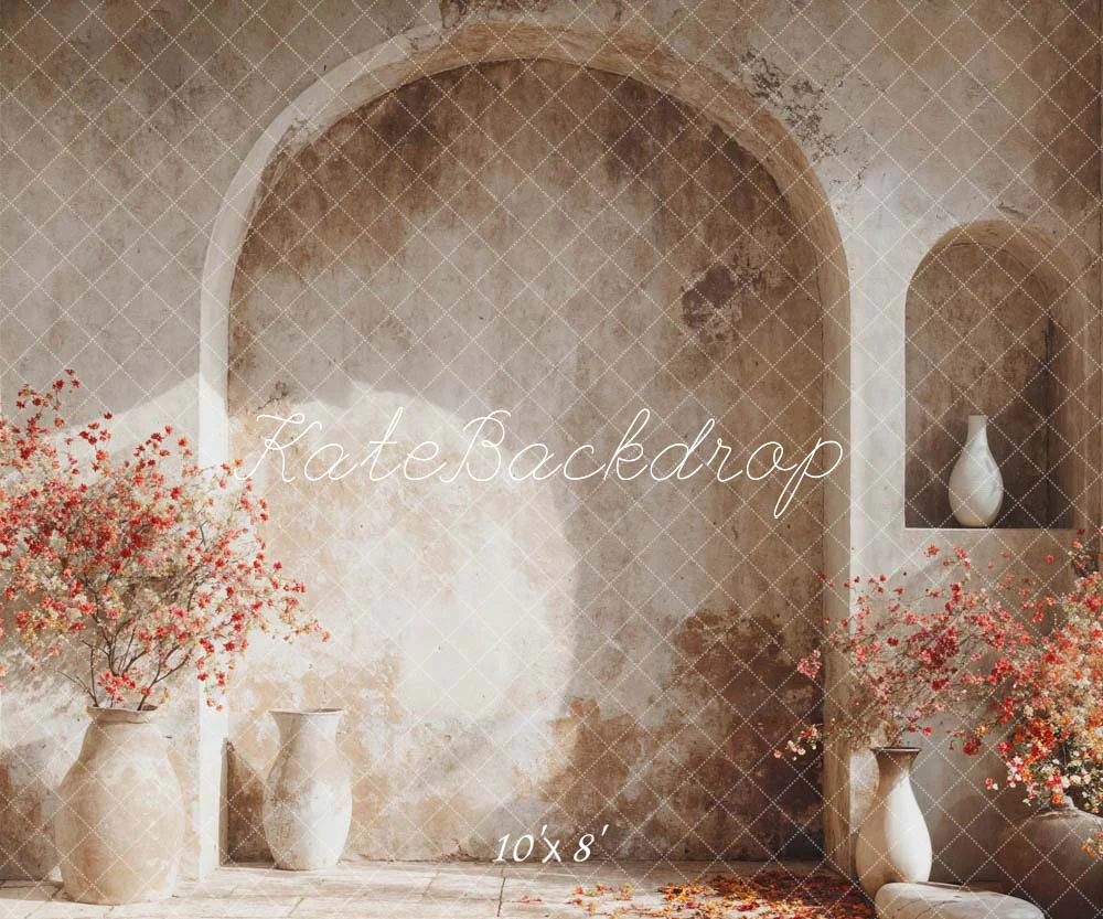 Kate Spring Flower Pot Arch Wall Backdrop Designed by Emetselch - Image 6