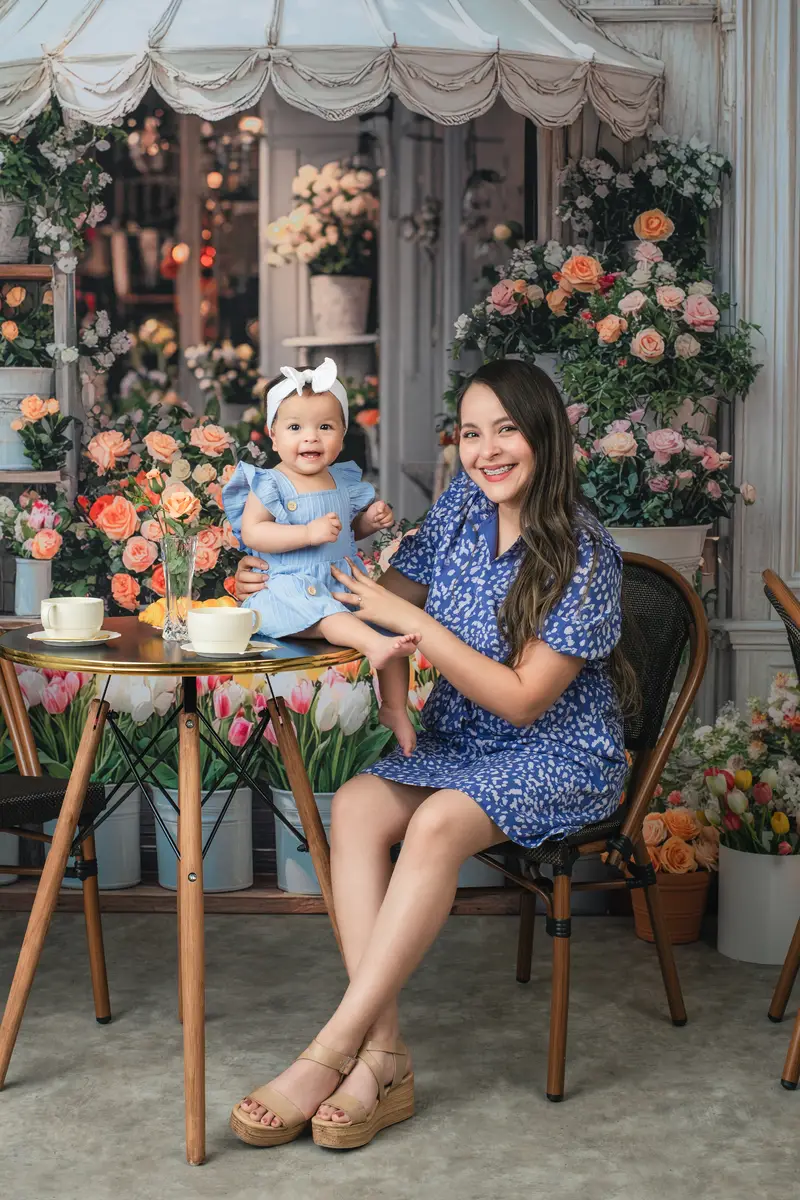 Kate Spring Flower Shop Floral Backdrop Designed by Mini MakeBelieve - Image 8