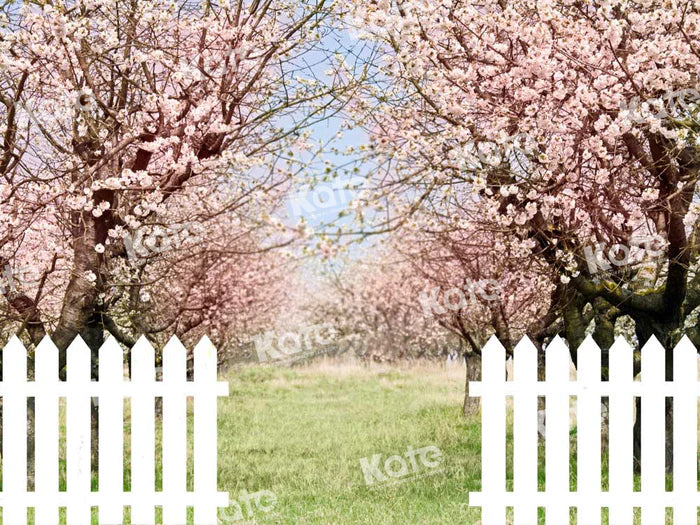 Kate Spring Flower Tree Backdrop Fence Designed by Chain Photography - Image 10