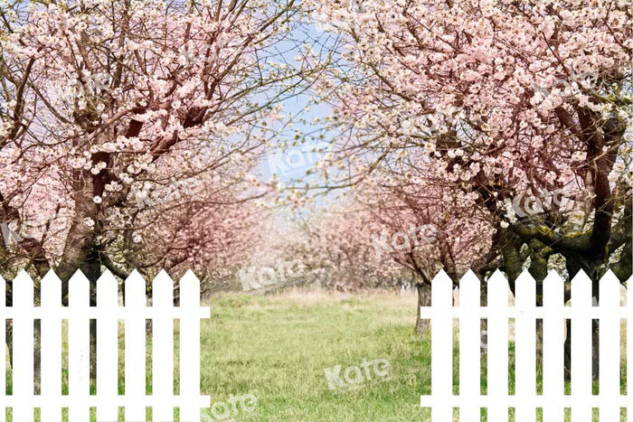 Kate Spring Flower Tree Backdrop Fence Designed by Chain Photography - Image 11