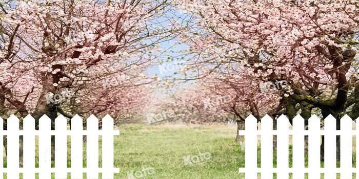 Kate Spring Flower Tree Backdrop Fence Designed by Chain Photography - Image 12