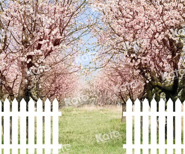 Kate Spring Flower Tree Backdrop Fence Designed by Chain Photography - Image 9