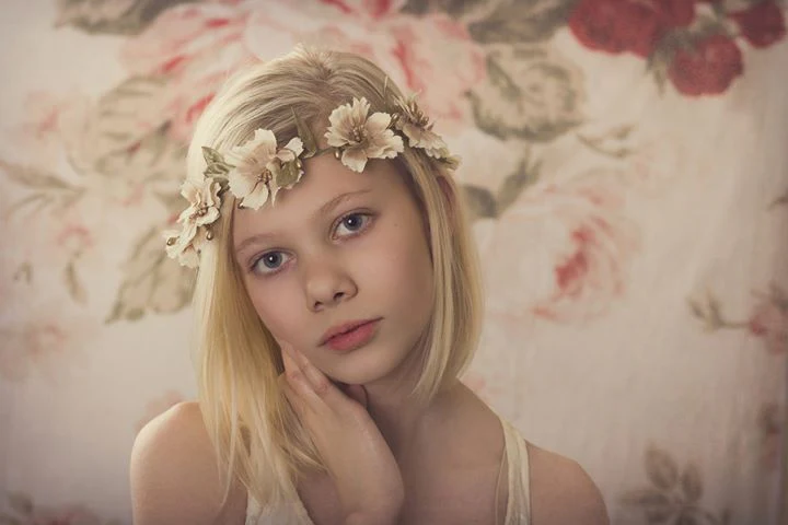 Kate Spring Flower White Wall Backdrops For Children Photography - Image 6