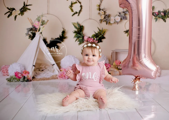 Kate Spring Flowers Camping Children Backdrop Designed by Mandy Ringe Photography - Image 7
