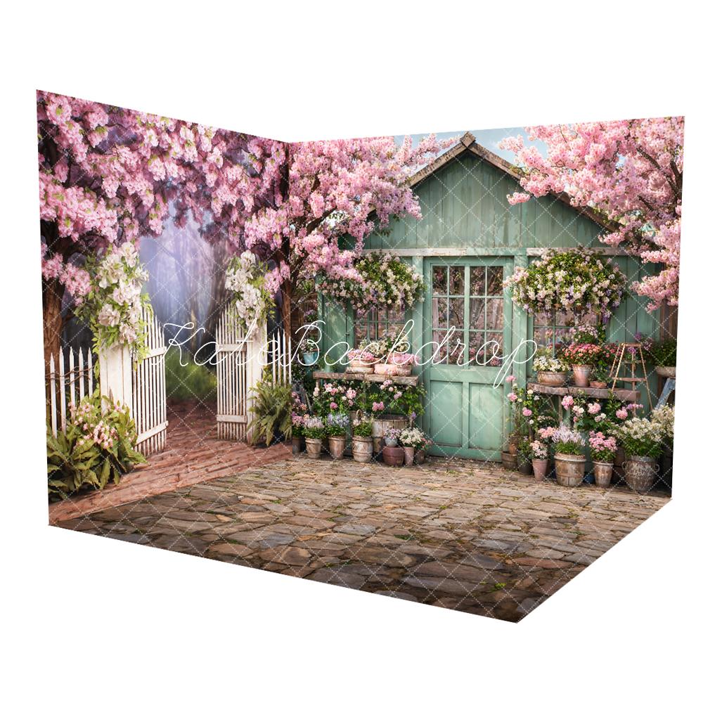 Kate Spring Flowers Fence Room Set - Image 2