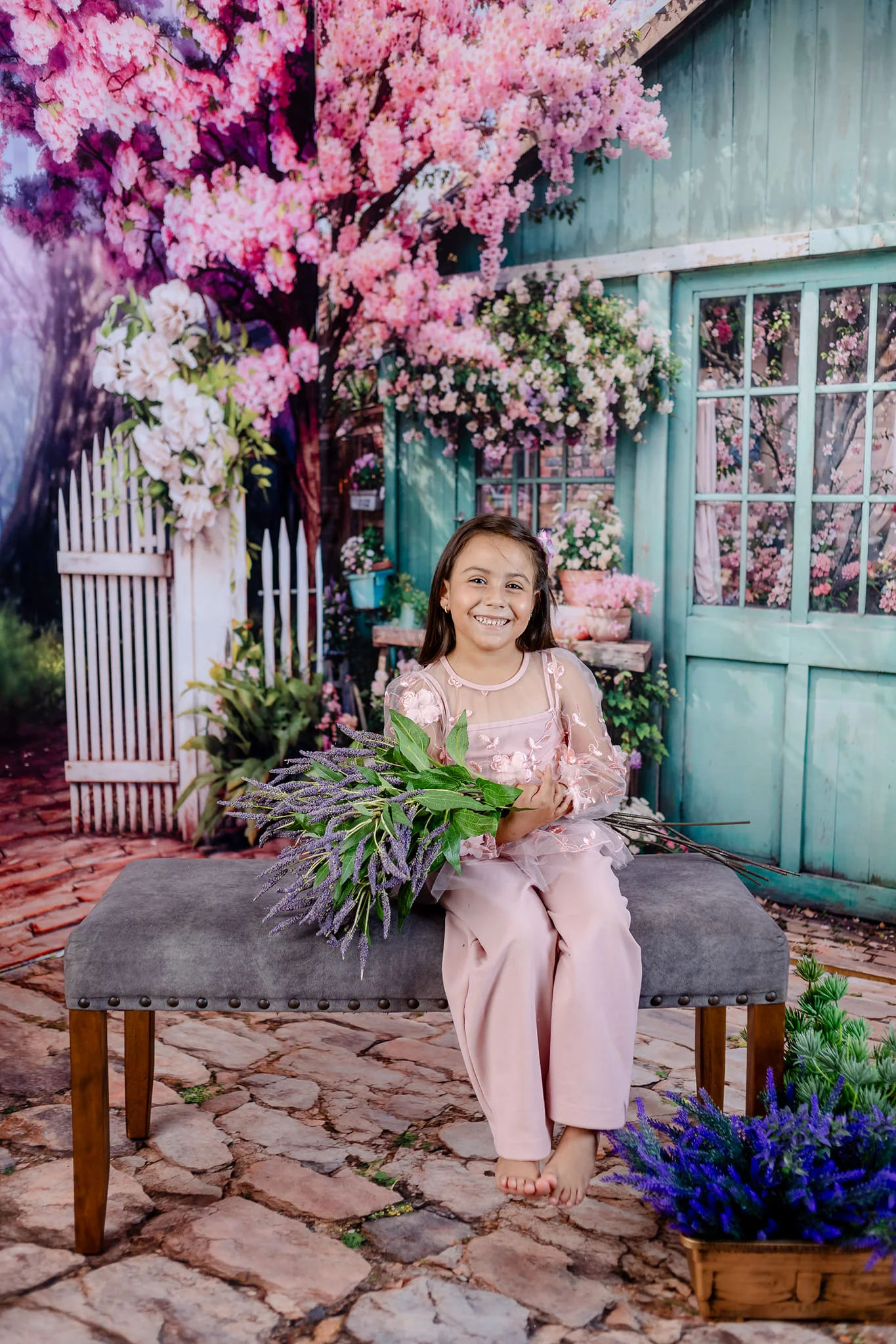 Kate Spring Flowers Fence Room Set - Image 4