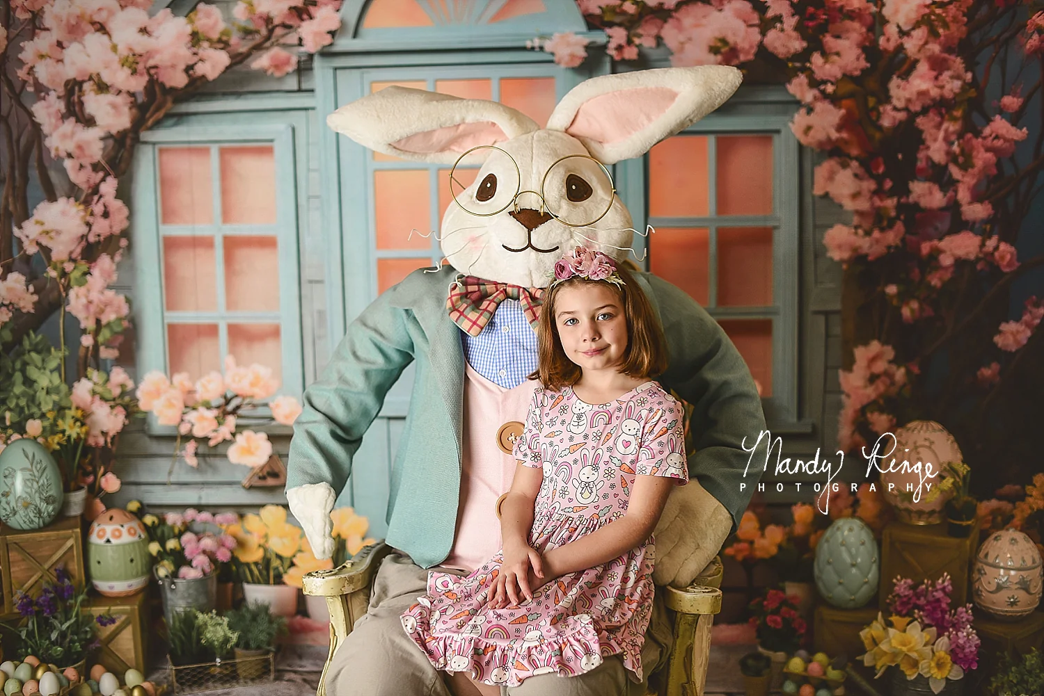 Kate Spring/Easter Flowers House Backdrop Designed by Emetselch - Image 4