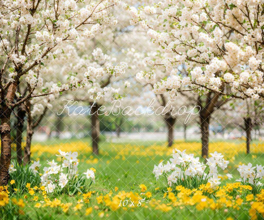 Kate Spring Flowers Meadow Backdrop Designed by Chain Photography - Image 4