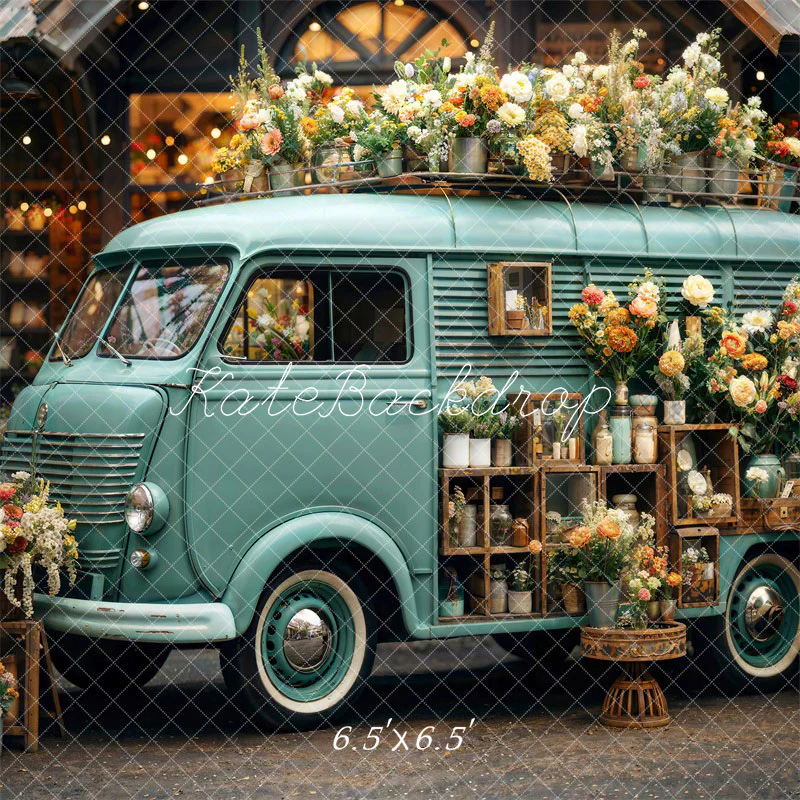 Kate Spring Flowers RV Backdrop Designed by Chain Photography - Image 2