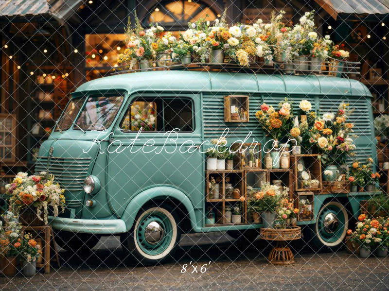 Kate Spring Flowers RV Backdrop Designed by Chain Photography - Image 3