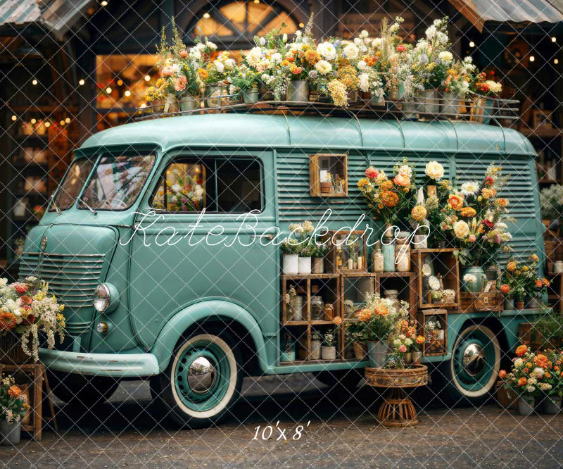Kate Spring Flowers RV Backdrop Designed by Chain Photography - Image 5