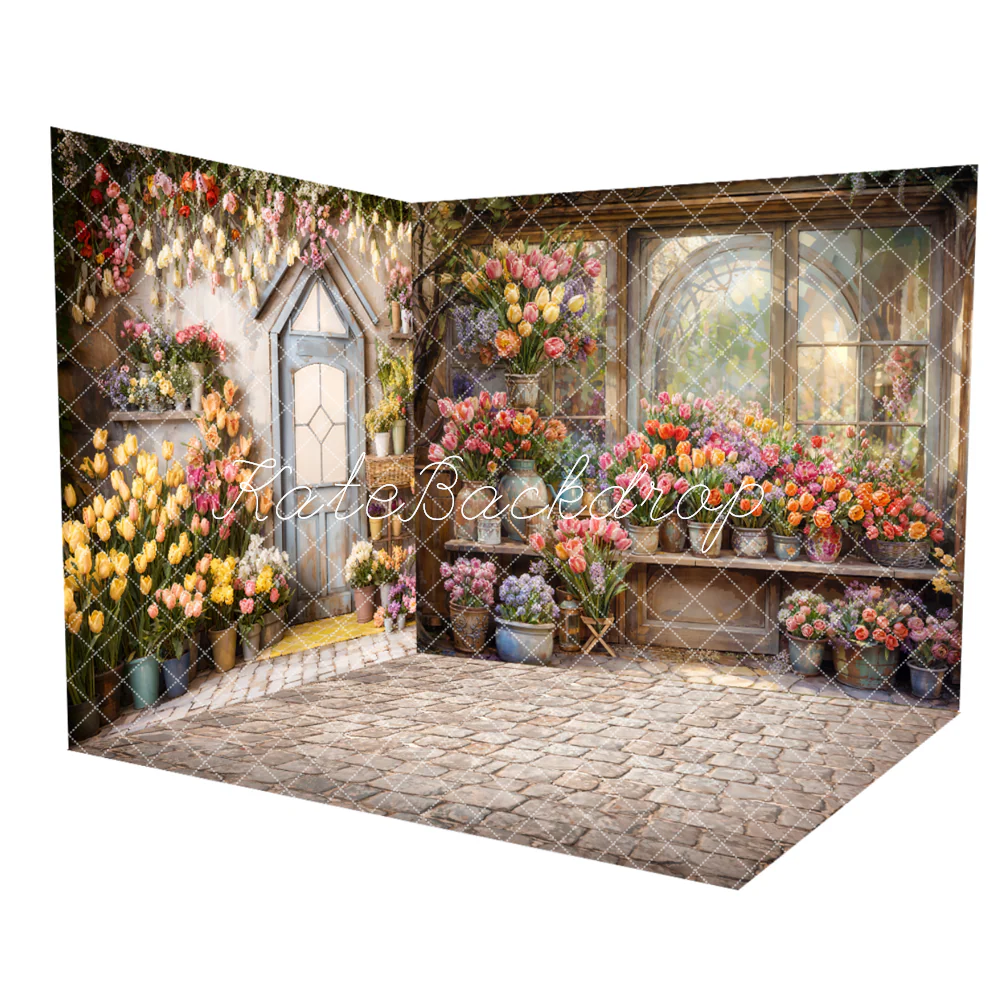 Kate Spring Flowers Tulips Greenhouse Room Set - Image 2
