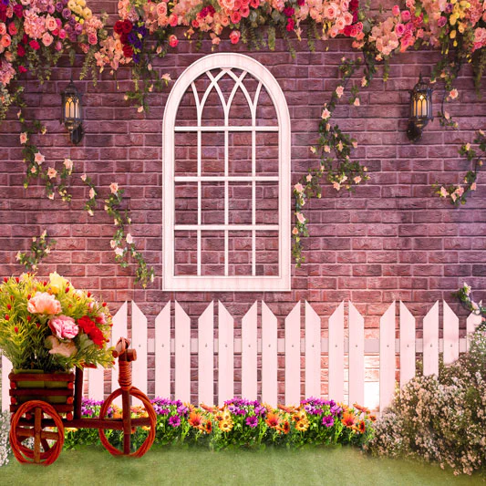 Kate Spring Garden Floral Backdrop Designed By Victoria - Image 2