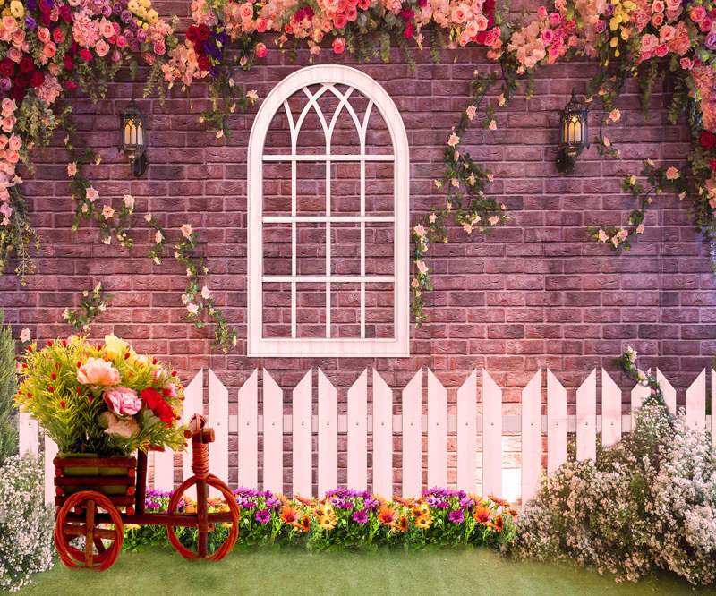 Kate Spring Garden Floral Backdrop Designed By Victoria - Image 3