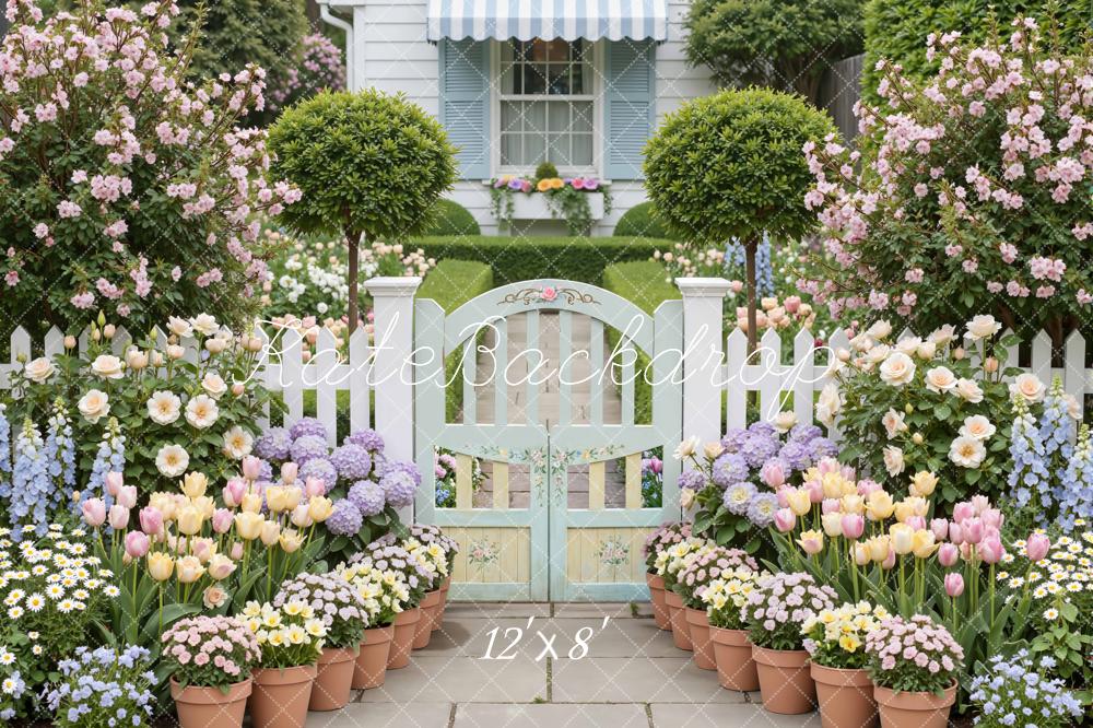 Kate Spring Garden Gate Backdrop Designed by Mini MakeBelieve - Image 8