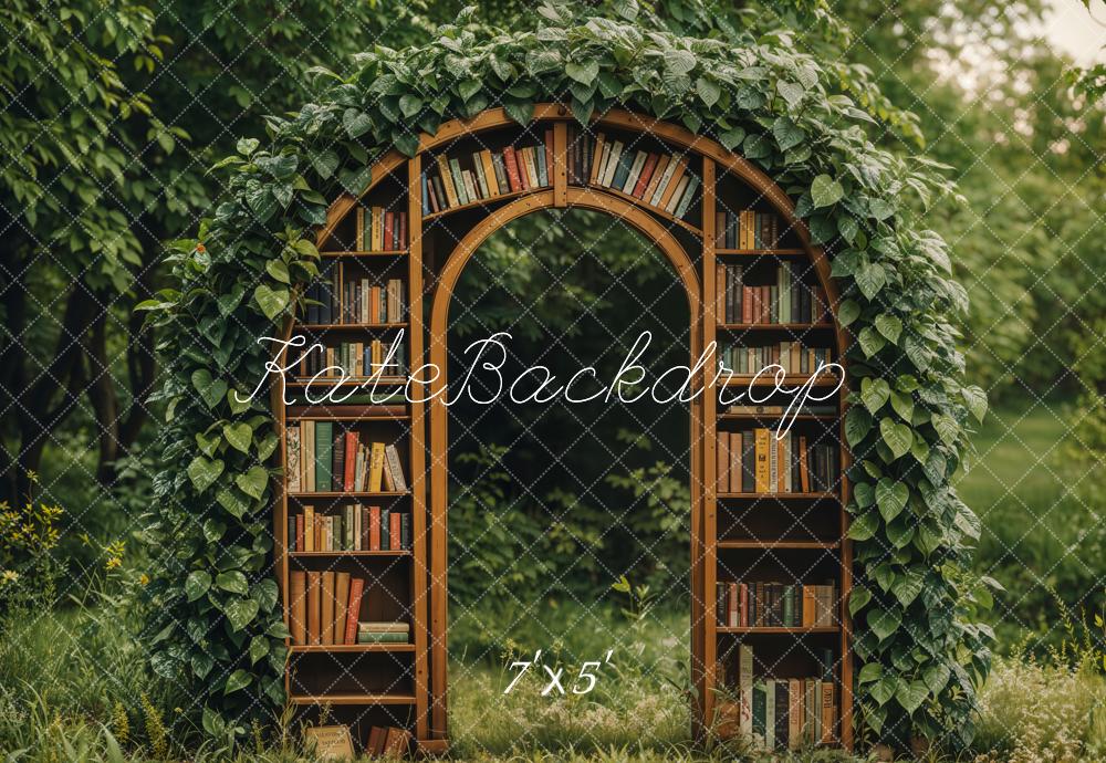Kate Spring Garden Library Arch Backdrop Designed by Emetselch - Image 2