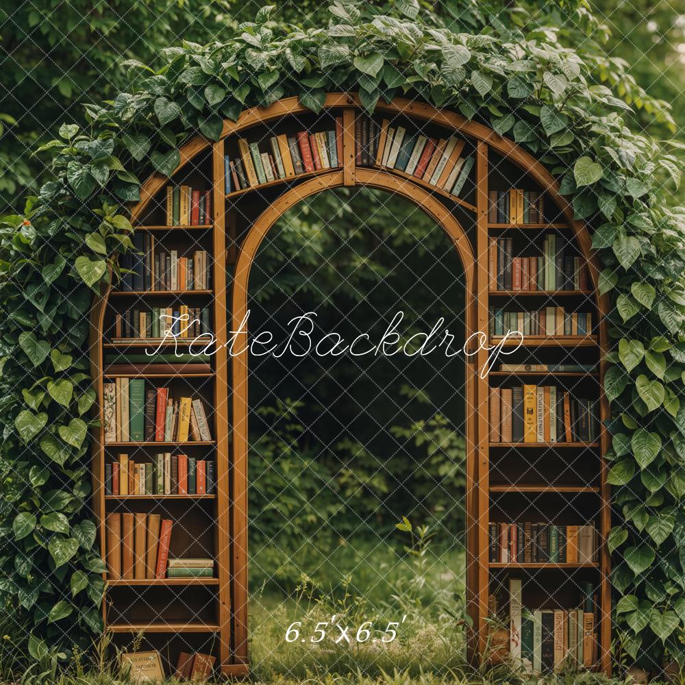 Kate Spring Garden Library Arch Backdrop Designed by Emetselch - Image 4